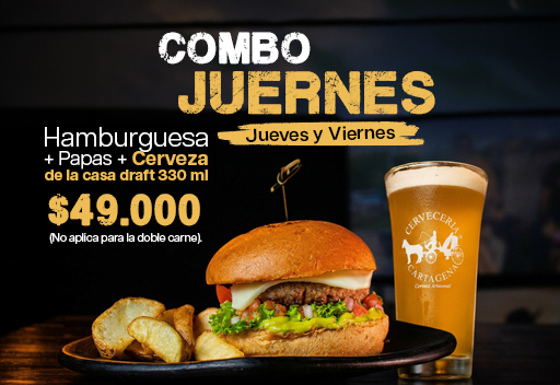 COMBO JUERNES WEB CERVECERIA CARTAGENA